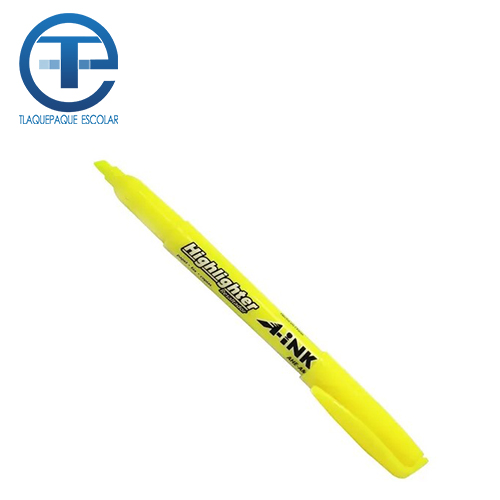 Marcador Fluorescente A-Ink Highlighter, Color Amarillo, (1 Pieza)