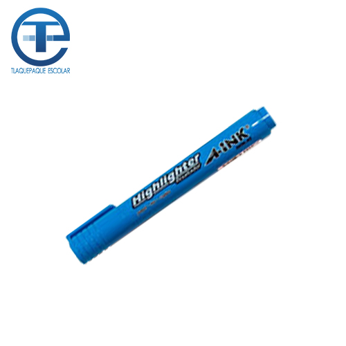Marcador Fluorescente A-Ink Highlighter, Color Azul, (1 Pieza)