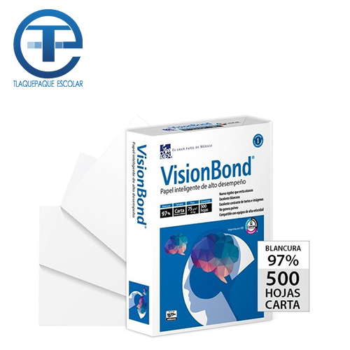 Hoja Vision Bond Tamaño Carta 500 Hojas 97 Blancura 1 Pieza