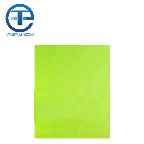 Hoja Supra Bright, Tamaño Carta, C/100, #4, Electric Green, (1 Pieza)