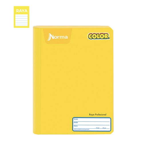 Cuaderno Norma Color 360, c/100H, Raya