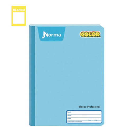 Cuaderno Norma Color 360, c/100H, Blanco
